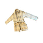 Ralph Lauren Vintage Lauren  Belted Cardigan Sweater Women’s XL Wool Ivory Gray Photo 2