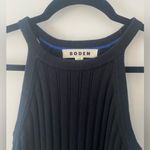 Boden USA BODEN NWT Sleeveless Knitted Midi Dress 6 Black Rib Knit High Neck Quiet Luxury Photo 2