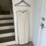 Reformation NWT  Lakia Tweed Midi Dress in Ivory Photo 4