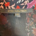 Kobi Halperin Azalea Blouse Floral‎ Black Size XS Photo 4