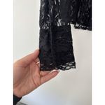 White Stag  Women's Vintage Lace Whimsigoth Victorian High Neck Open‎ Blouse Sz S Photo 5