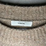 Vince neutral 100% cashmere double seam knit crewneck sweater women’s size small Photo 7