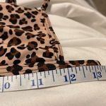 Y2K Animal Camo Print Crop Bikini Top Brown Black Small Size M Photo 8