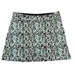 Tranquility athletic Skirt Black White Leaf Print‎ Athleisure Activewear MedI Size M Photo 2