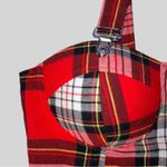 Say What? Say what? Brand cute red tartan plaid cropped top! New Photo 2