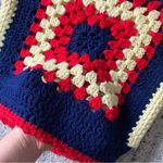 •Handmade granny square crochet cropped top• Size S Red Photo 2