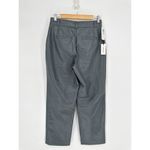 Aritzia Babaton Command Vegan Leather Cropped Pants Echo Grey Women's 6 NEW Photo 3