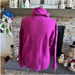 Rachel Zoe  Bold Magenta Cowl Neck Sweater Photo 3