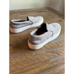 Steve Madden  Women's Size 9.5 Shoes Gray White Suede Slip On Comfort Sneakers Photo 4