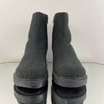 Nine West Cloud 9 Vintage 90’s Dark Green Wool Chunky Platform Lug Ankle Boots Photo 5