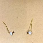 Christmas Holiday Double Candy Canes Dangle Earrings Photo 1