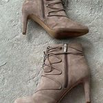 Vince Camuto  Chenai Suede Dress Ankle
Boots in Khaki size 9.5 Photo 0