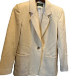 Harvé Benard Harve Bernard size 10P wool/cashmere cream color‎ blazer Photo 0
