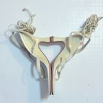 NWOT A’mmonde Atelier Aza 100 Wedge in Ivory, size 6.5 White Photo 2