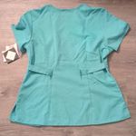 Grey's Anatomy  By Barco Aqua Blue Arclux Scrub Top Size Large Photo 5