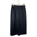 Pendleton Vintage  Pencil Skirt Size 4 Petite Black Pure Virgin Wool  Mid Length Photo 6