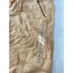 American Eagle  Linen Blend Peach Orange Light Weight Cargo Baggy Wide-Leg Pant 6 Photo 4