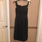 JJ's House Jj’s House Sheath Column Off Shoulder Asymmetrical Chiffon Ruffle Dress black 0 Photo 3