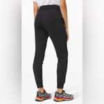 Lululemon  Warm Down High Rise Joggers Modal Fleece Black Size 2 Photo 1