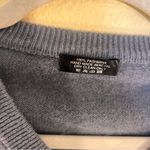 Nordstrom  100% Cashmere Made in Nepal Sweater Grey Long Sleeve L Photo 5