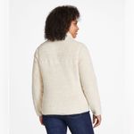 L.L.Bean Hi-Pile Fleece Pullover Off White M Photo 1