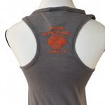 Harley Davidson Y2K VTG.  GRAY‎ LOGO SEQUIN TANK TOP SMALL #2 Photo 7