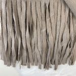 JustFab ❄️ NWT Cozy Light Brown Taupe Knit Fringe Scarf Just Fab Photo 7