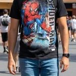 Marvel Mens Universal Studios Spider-Man T-Shirt Size Medium Photo 0