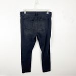 Sam Edelman The Stiletto Skinny High Rise Exposed Button Fly Frayed Hem Jeans 33 Photo 1