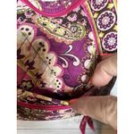 Vera Bradley  Shoulder Bag Purse Purple & Pink‎ Flower Print 11x11x2 Photo 8