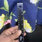 A Byer A. Byer Women's Blue Floral Halter Sleeveless Lined A-Line Jumper Shorts‎ 7 Photo 4