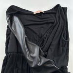 Casual Couture by Green Envelope faux wrap dress with faux leather flap Size M Size M Photo 4