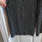 Forever 21 Black Polka Dot Wide Leg Dress Pants 2X Loose Flowy Contemporary Photo 2