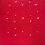 Jason Maxwell Vintage Red Patriotic T-Shirt USA Flag Hearts Stars Size Large Photo 6
