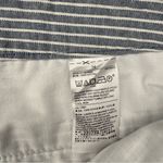 Banana Republic  White Pinstripe Chambray Sailor Pique Shorts Size 14 Photo 7
