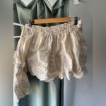 ZARA  Cream High Waist Women Shorts Photo 13