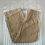 Madewell  The Carley Wide Leg Softdrape pant in desert dune tan Photo 1