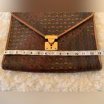 Escada vintage leather shoulder hand briefcase Photo 7