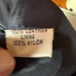 Vtg Rafael black suede nylon moto biker western rockabilly vest women's medium Photo 2