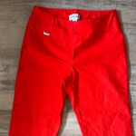 Peck & Peck  Bright Red Pants size 8 Photo 1