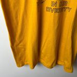 1989 Vintage 80s Unity In Our Diversity JCL T Shirt Yellow Large L USA Solid Photo 6