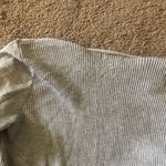 Verve Ami  Solid Gray Long Sleeve Open Front Rayon Classic Long Cardigan Sweater Photo 10