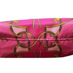 Estée Lauder ESTEE LAUDER MAKEUP BAG Pink & Gold Zippered 10” x 5” New Photo 2
