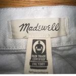 Madewell ‎ the momjean short white jeans shorts size 30 Photo 1
