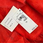 Rene Ruiz Collection Tulle Gown in Orange size 16 Cold Shoulder Photo 10