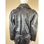 Vintage Maxam Women’s Black Lambskin Leather Jacket Italian Mosaic Size M NWT Size M Photo 4