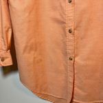 Vintage Halloween Embroidered Button Up Black Cat Pumpkin Moon Spooky‎ Sz Medium Orange Photo 8