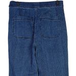 J.Crew  Slim Wide Leg Cropped Sailor Nautical Stripe Denim Jean 26 Blue White Photo 4