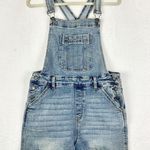 Judy Blue  Cutoff Overall Shorts Size XL Raw Hem Stretch Shortall Photo 0
