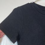 Mango Pop Black Cotton Tee Bodysuit Size Small NWT #0462-AZ Photo 3